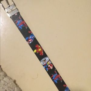 Marvel belt!! Or reverse it for plain black